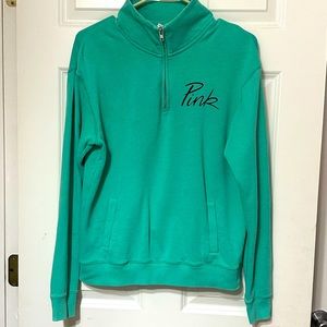 VS pink Quarter Zip sweatshirt